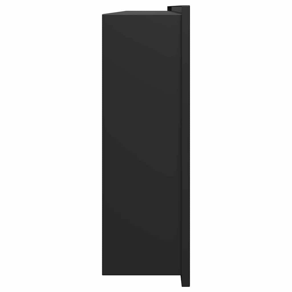 Douche Niche Zwart 90 x 30 x 9,5 cm Roestvrij staal is nu te koop bij PeponiXL, paradijselijk wonen!