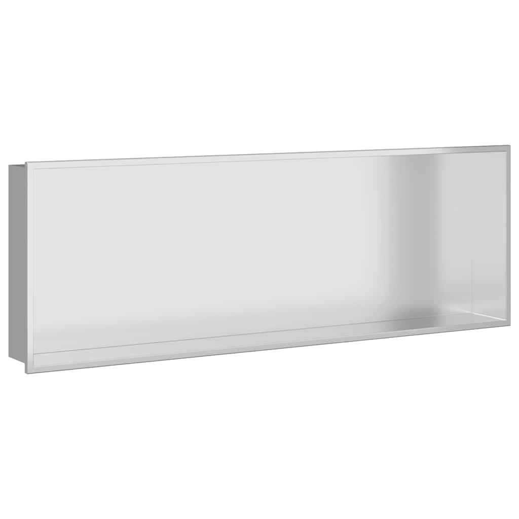 Douche Niche Zilver 90 x 30 x 9,5 cm Roestvrij staal is nu te koop bij PeponiXL, paradijselijk wonen!