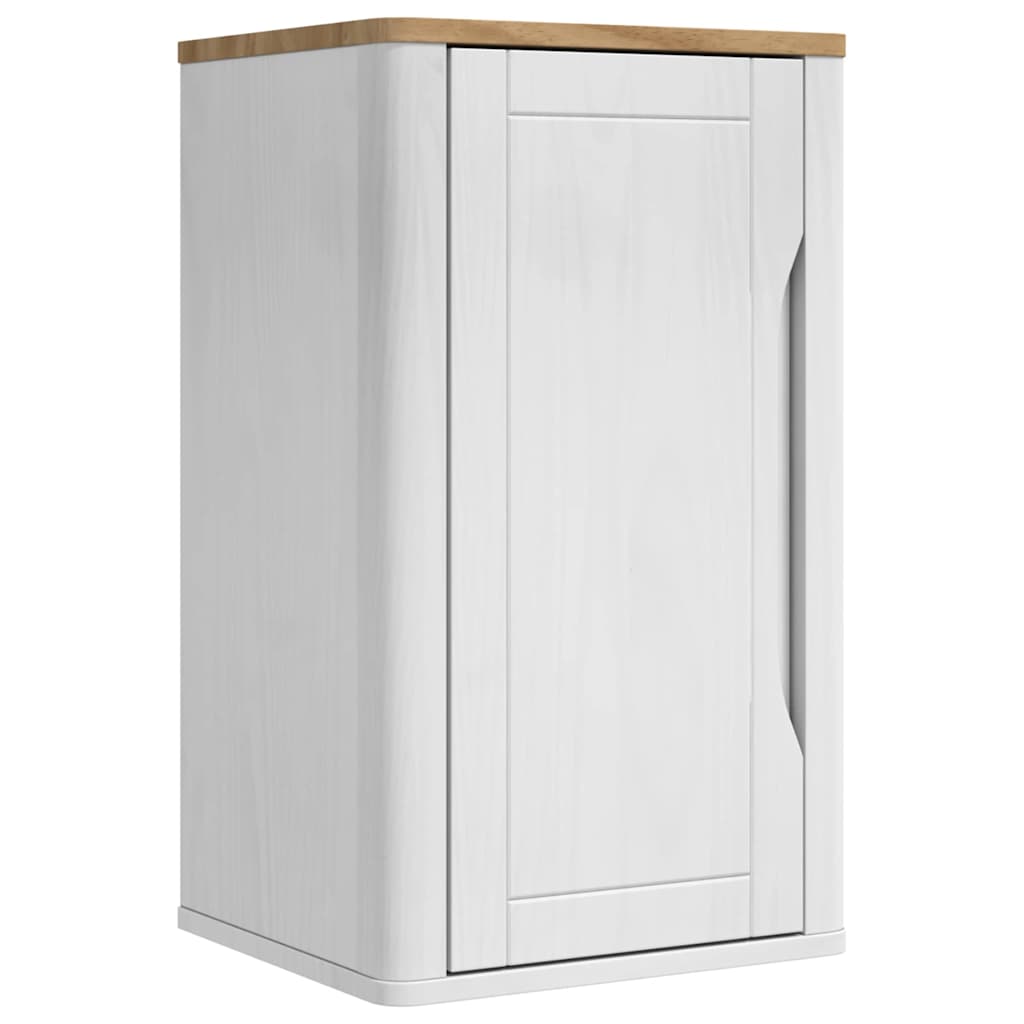 Badkamer wandkast FLORO Wit 35 x 30 x 60 cm Massief Vurenhout is nu te koop bij PeponiXL, paradijselijk wonen!