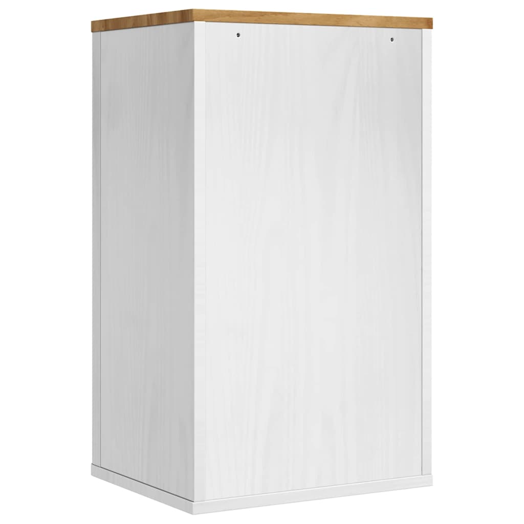 Badkamer wandkast FLORO Wit 35 x 30 x 60 cm Massief Vurenhout is nu te koop bij PeponiXL, paradijselijk wonen!