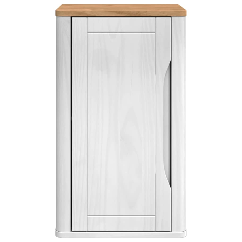 Badkamer wandkast FLORO Wit 35 x 30 x 60 cm Massief Vurenhout is nu te koop bij PeponiXL, paradijselijk wonen!