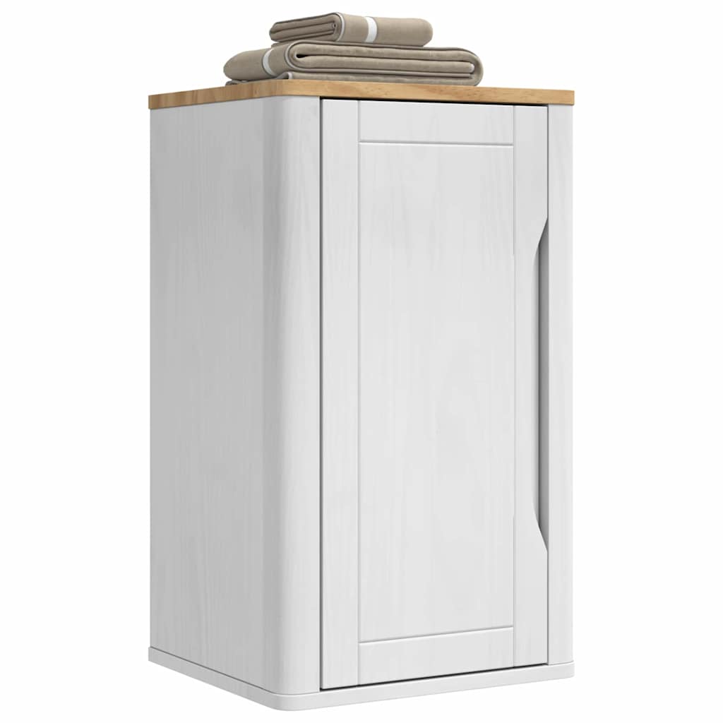 Badkamer wandkast FLORO Wit 35 x 30 x 60 cm Massief Vurenhout is nu te koop bij PeponiXL, paradijselijk wonen!