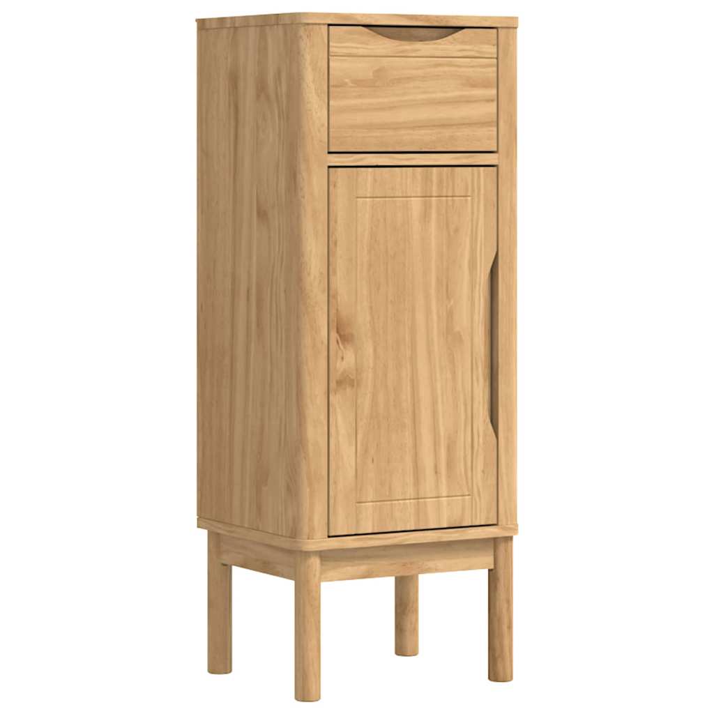 Badkamerkast FLORO Wasbruin 35 x 30 x 90 cm Massief Vurenhout is nu te koop bij PeponiXL, paradijselijk wonen!