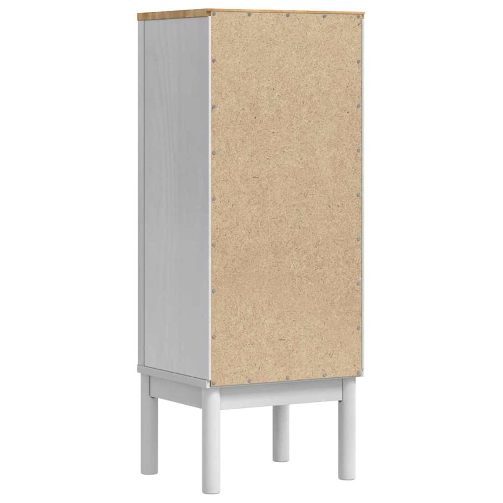 Badkamerkast FLORO Wit 35 x 30 x 90 cm Massief Vurenhout is nu te koop bij PeponiXL, paradijselijk wonen!