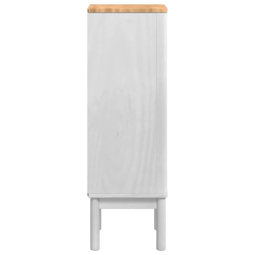 Badkamerkast FLORO Wit 35 x 30 x 90 cm Massief Vurenhout is nu te koop bij PeponiXL, paradijselijk wonen!