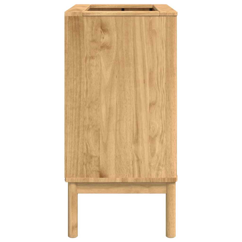 Badkamer wastafelkast met plank FLORO Wasbruin 60 x 40 x 80 cm is nu te koop bij PeponiXL, paradijselijk wonen!