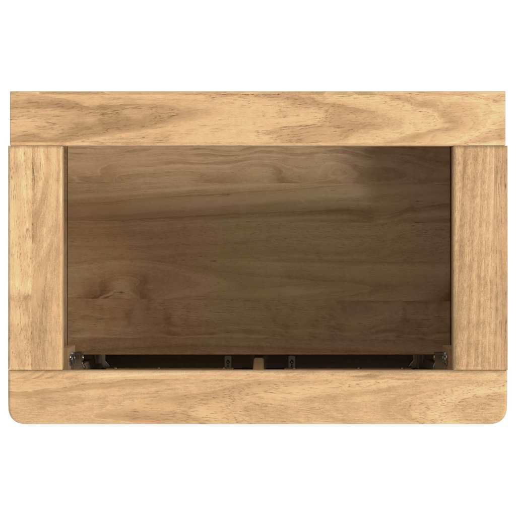 Badkamer wastafelkast met plank FLORO Wasbruin 60 x 40 x 80 cm is nu te koop bij PeponiXL, paradijselijk wonen!