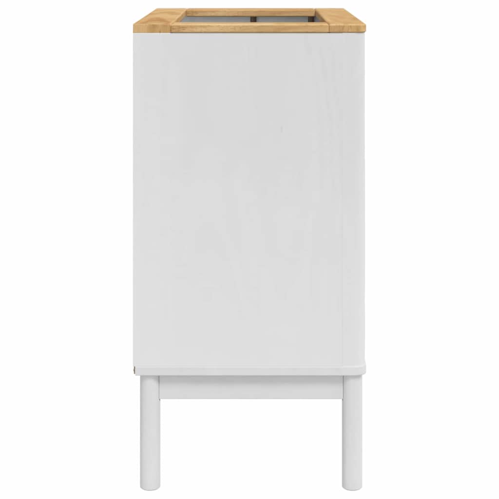 Badkamer wastafelkast met plank FLORO Wit 60 x 40 x 80 cm is nu te koop bij PeponiXL, paradijselijk wonen!