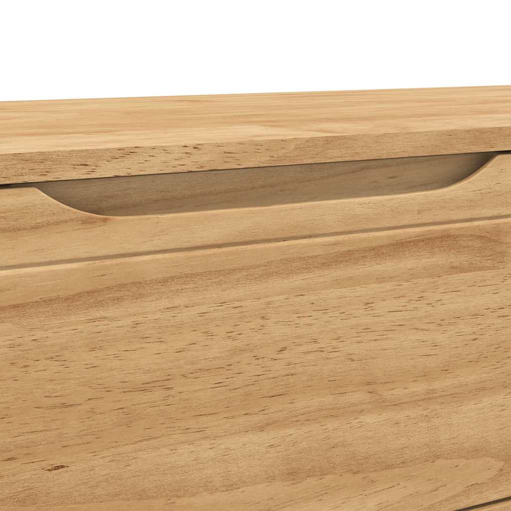 Hal bank FLORO Wasbruin 115 x 40 x 45 cm Massief Vurenhout is nu te koop bij PeponiXL, paradijselijk wonen!