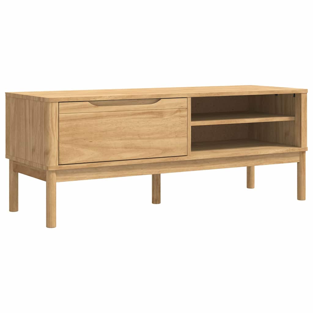 Hal bank FLORO Wasbruin 115 x 40 x 45 cm Massief Vurenhout is nu te koop bij PeponiXL, paradijselijk wonen!