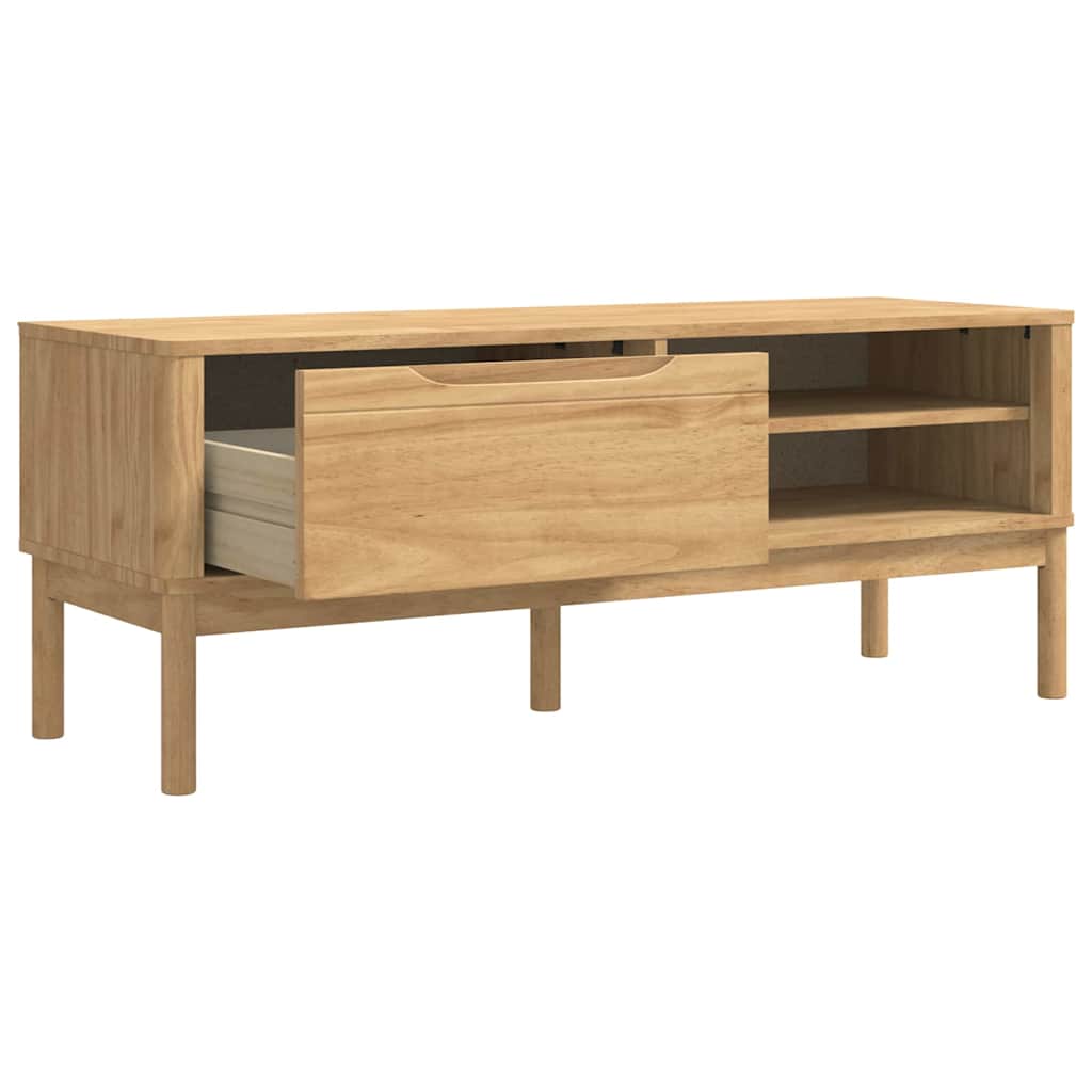 Hal bank FLORO Wasbruin 115 x 40 x 45 cm Massief Vurenhout is nu te koop bij PeponiXL, paradijselijk wonen!