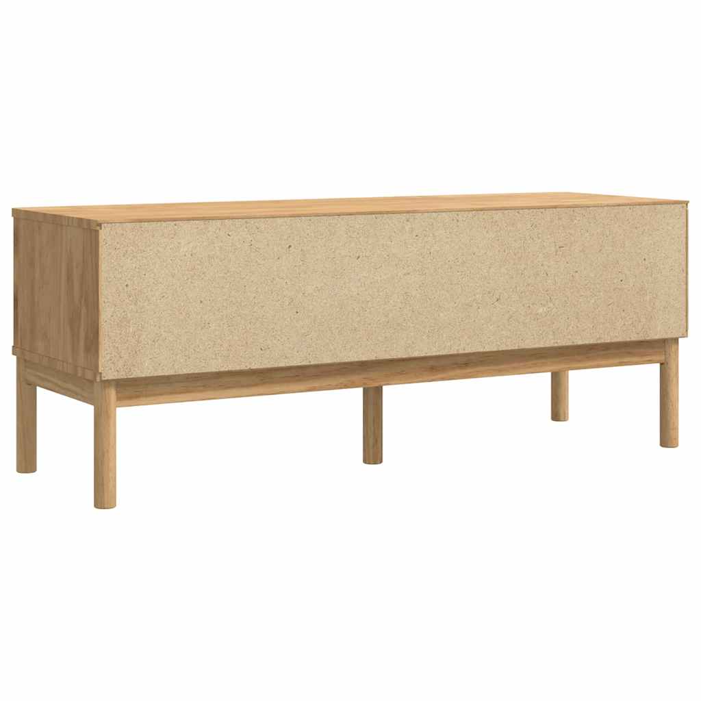 Hal bank FLORO Wasbruin 115 x 40 x 45 cm Massief Vurenhout is nu te koop bij PeponiXL, paradijselijk wonen!