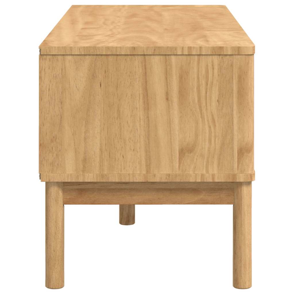 Hal bank FLORO Wasbruin 115 x 40 x 45 cm Massief Vurenhout is nu te koop bij PeponiXL, paradijselijk wonen!