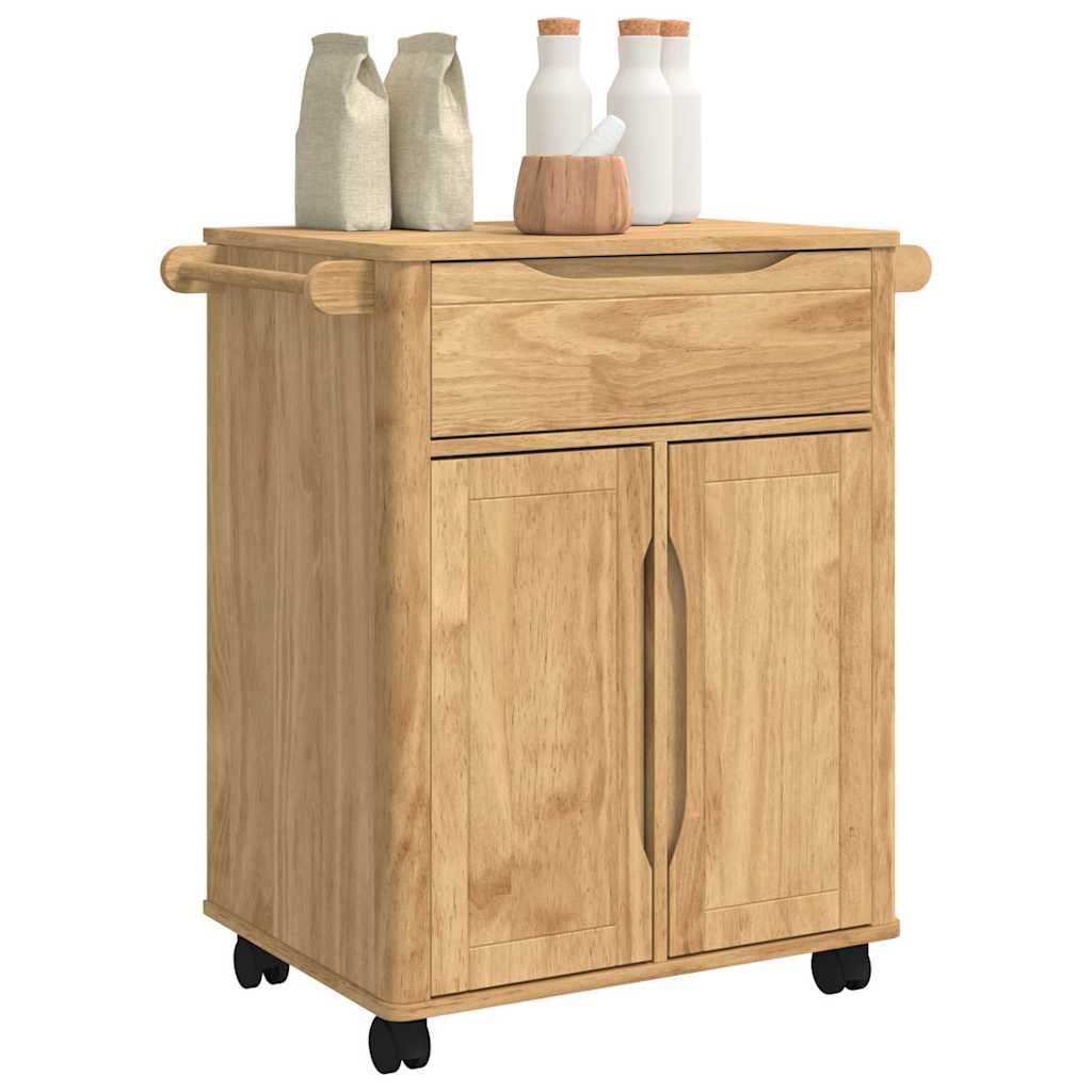 Keuken Trolley FLORO Wasbruin 72,5 x 45 x 80 cm is nu te koop bij PeponiXL, paradijselijk wonen!