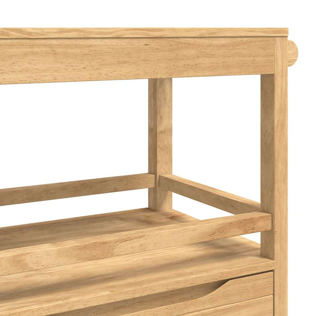 Keuken Trolley FLORO Wasbruin 72,5 x 45 x 80 cm is nu te koop bij PeponiXL, paradijselijk wonen!