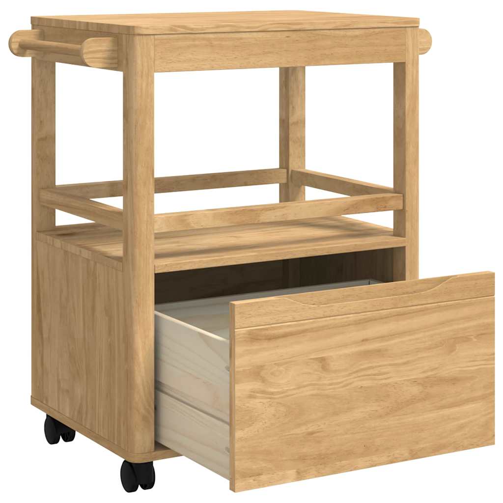 Keuken Trolley FLORO Wasbruin 72,5 x 45 x 80 cm is nu te koop bij PeponiXL, paradijselijk wonen!