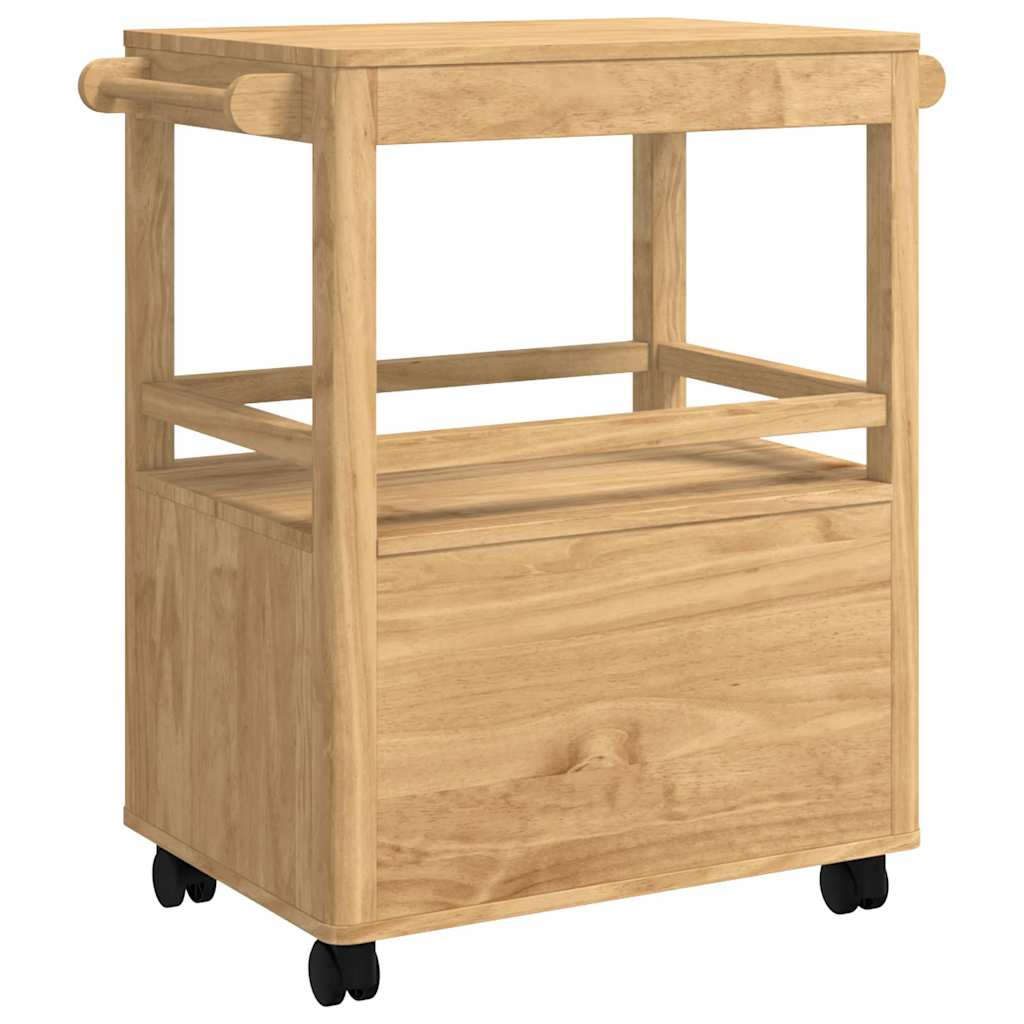 Keuken Trolley FLORO Wasbruin 72,5 x 45 x 80 cm is nu te koop bij PeponiXL, paradijselijk wonen!