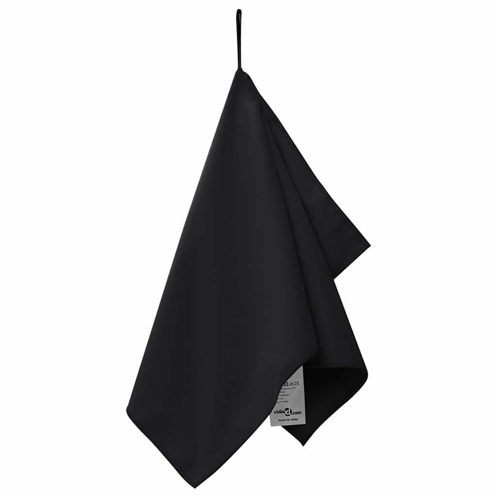Sporthanddoeken 2 pcs Zwart 50 x 30 cm Polyester en polyamide is nu te koop bij PeponiXL, paradijselijk wonen!