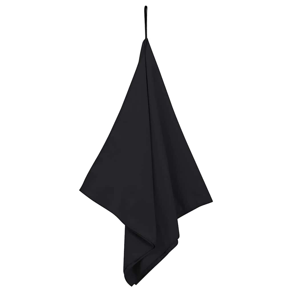 Sporthanddoeken 2 pcs Zwart 100 x 50 cm Polyester en polyamide is nu te koop bij PeponiXL, paradijselijk wonen!