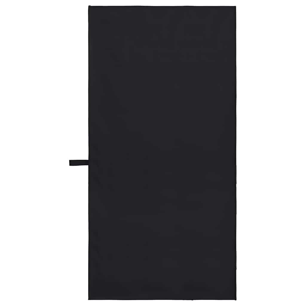 Sporthanddoeken 2 pcs Zwart 100 x 50 cm Polyester en polyamide is nu te koop bij PeponiXL, paradijselijk wonen!