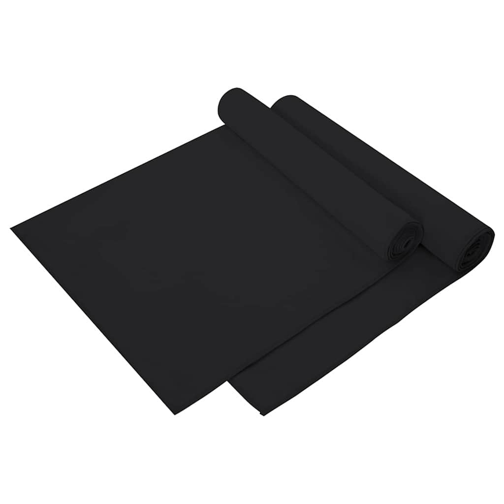 Sporthanddoeken 2 pcs Zwart 140 x 70 cm Polyester en polyamide is nu te koop bij PeponiXL, paradijselijk wonen!