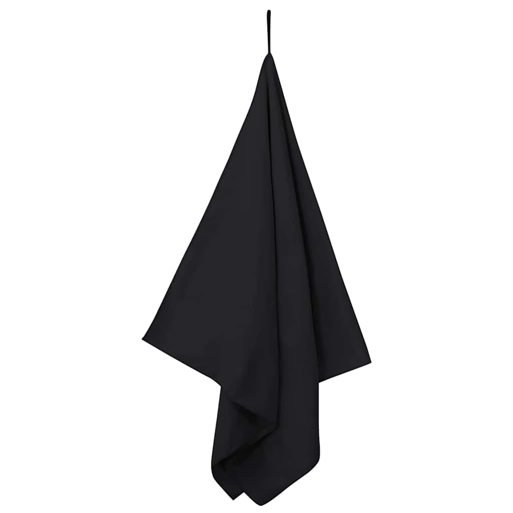 Sporthanddoeken 2 pcs Zwart 140 x 70 cm Polyester en polyamide is nu te koop bij PeponiXL, paradijselijk wonen!