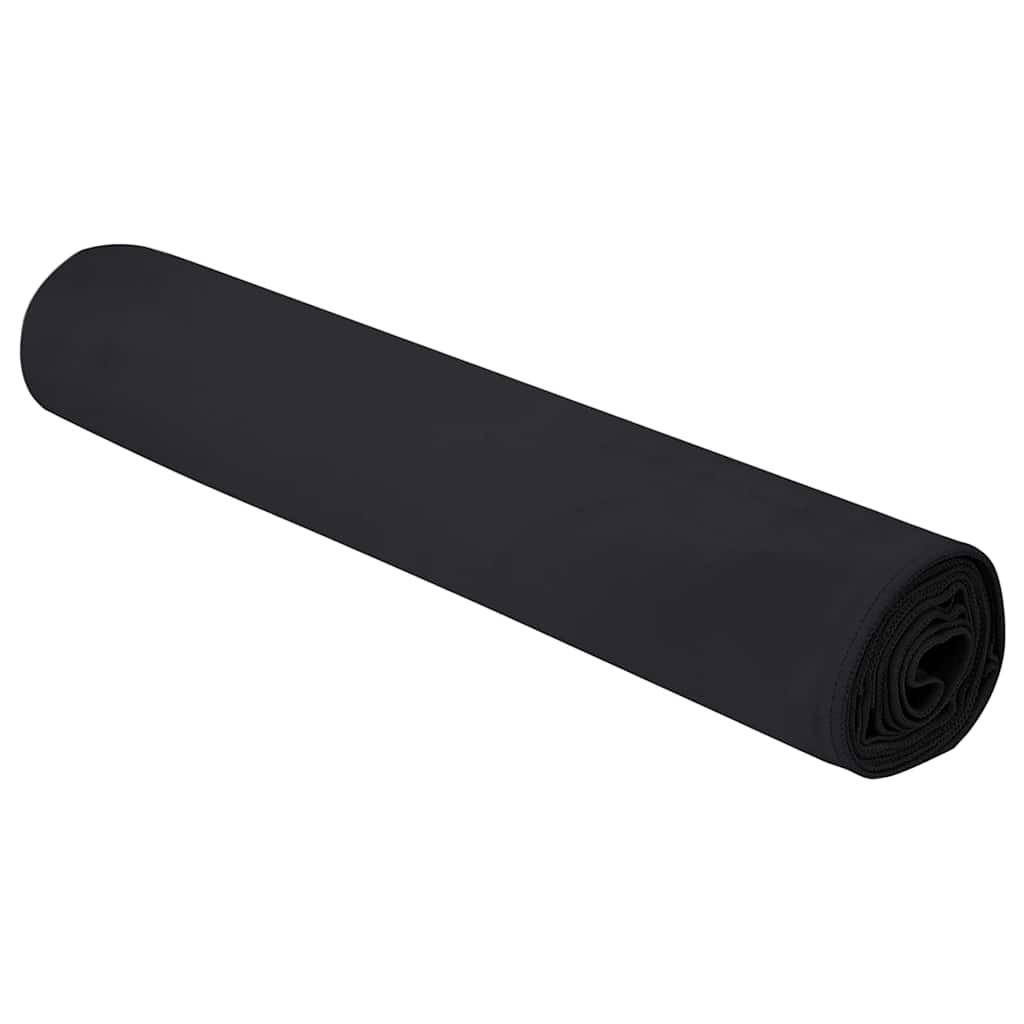 Sporthanddoeken 2 pcs Zwart 180 x 90 cm Polyester en polyamide is nu te koop bij PeponiXL, paradijselijk wonen!