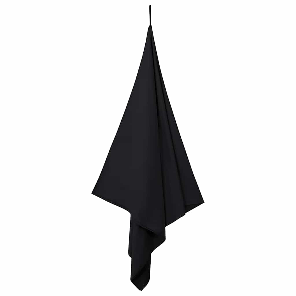 Sporthanddoeken 2 pcs Zwart 200 x 100 cm Polyester en polyamide is nu te koop bij PeponiXL, paradijselijk wonen!