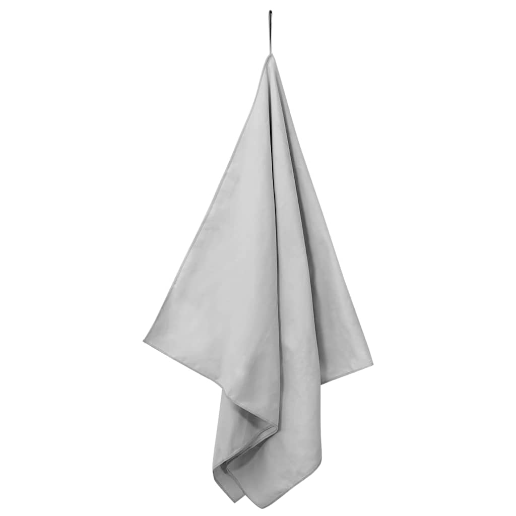 Sporthanddoeken 2 pcs Grijs 140 x 70 cm Polyester en polyamide is nu te koop bij PeponiXL, paradijselijk wonen!