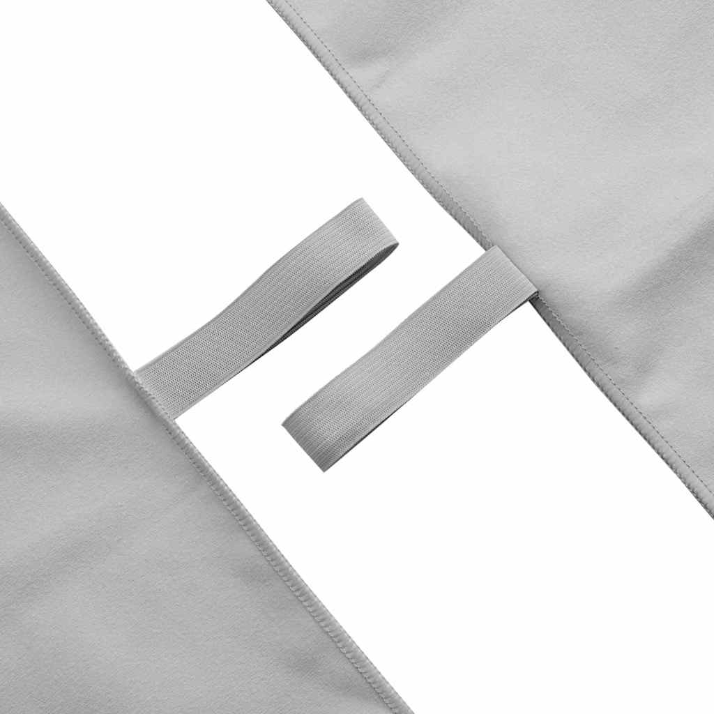 Sporthanddoeken 2 pcs Grijs 180 x 90 cm Polyester en polyamide is nu te koop bij PeponiXL, paradijselijk wonen!