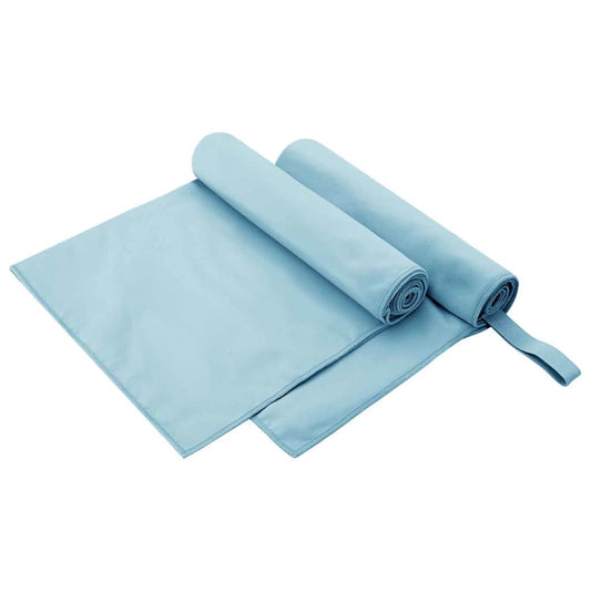 Sporthanddoeken 2 pcs Blauw 100 x 50 cm Polyester en polyamide is nu te koop bij PeponiXL, paradijselijk wonen!