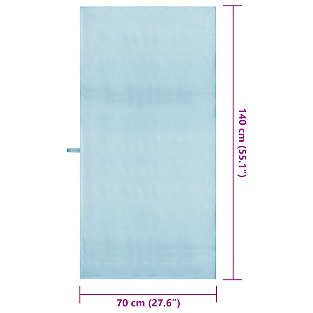 Sporthanddoeken 2 pcs Blauw 140 x 70 cm Polyester en polyamide is nu te koop bij PeponiXL, paradijselijk wonen!