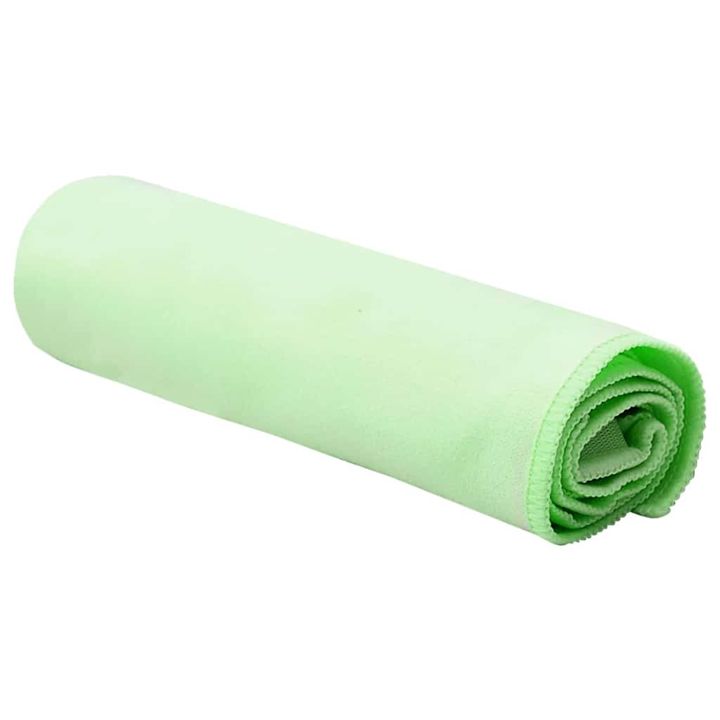 Sporthanddoeken 2 pcs Groen 50 x 30 cm Polyester en polyamide is nu te koop bij PeponiXL, paradijselijk wonen!