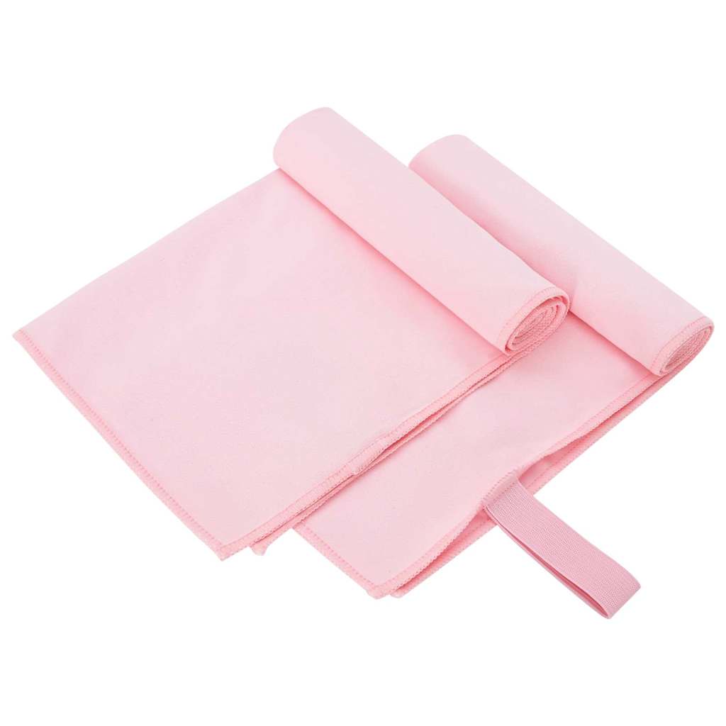 Sporthanddoeken 2 pcs Roze 50 x 30 cm Polyester en polyamide is nu te koop bij PeponiXL, paradijselijk wonen!