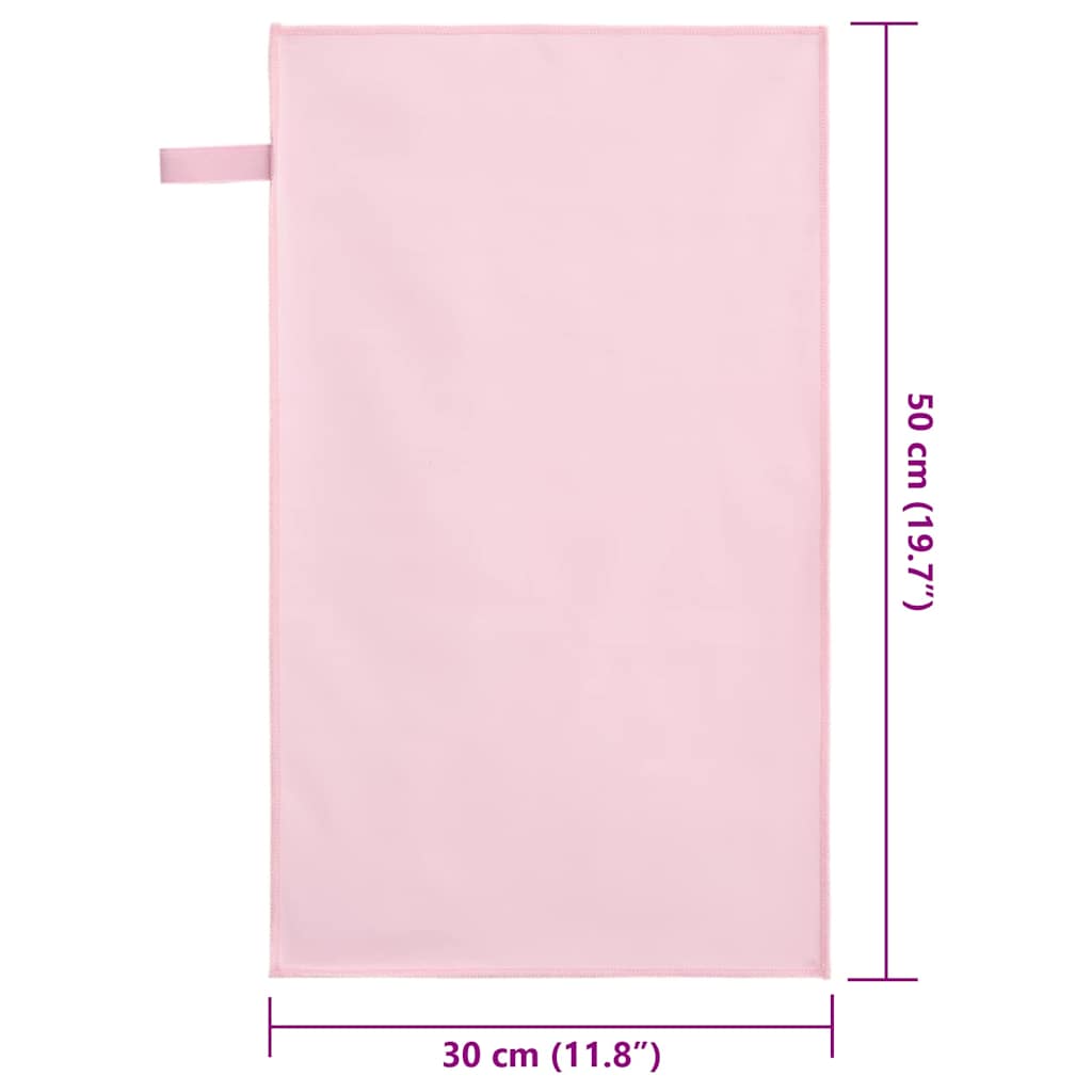 Sporthanddoeken 2 pcs Roze 50 x 30 cm Polyester en polyamide is nu te koop bij PeponiXL, paradijselijk wonen!