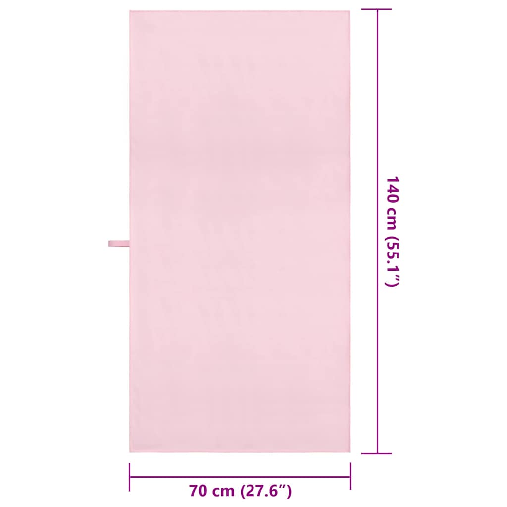 Sporthanddoeken 2 pcs Roze 140 x 70 cm Polyester en polyamide is nu te koop bij PeponiXL, paradijselijk wonen!