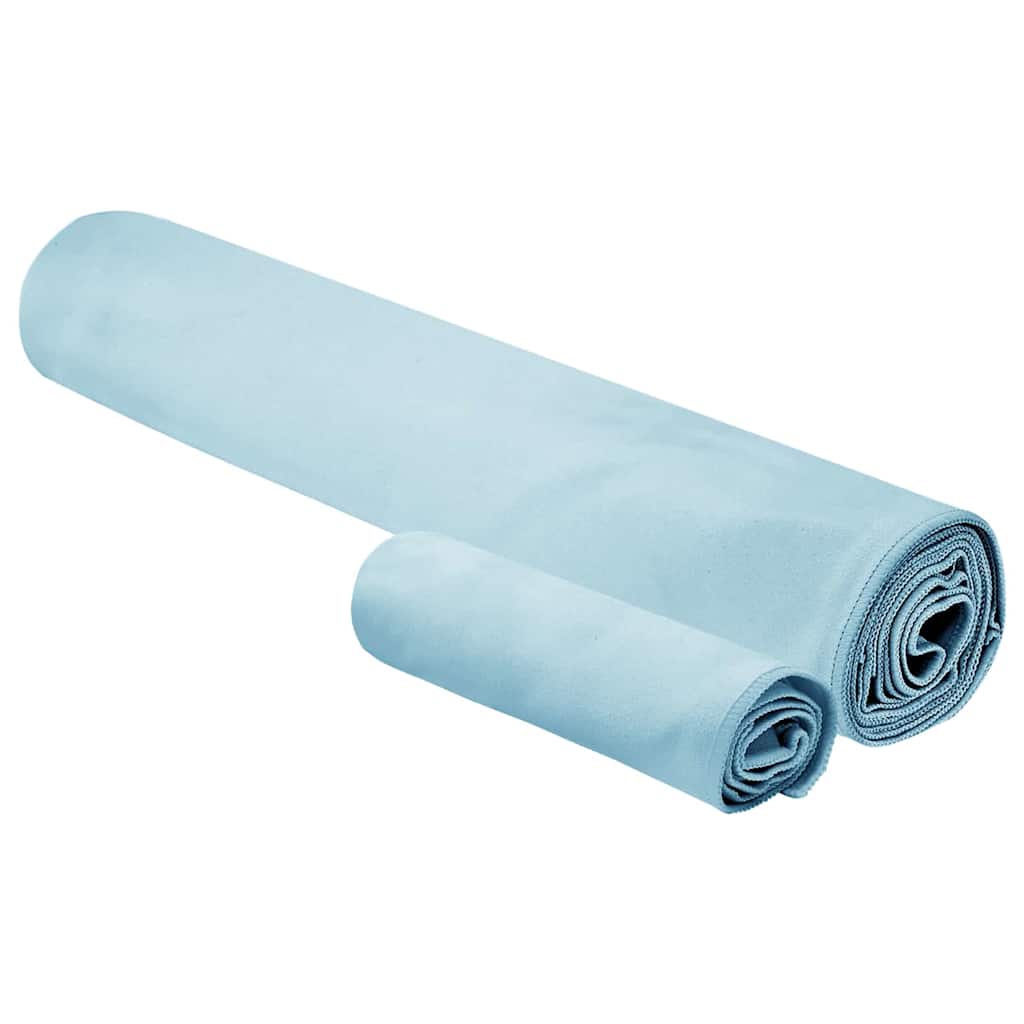 Set van Sporthanddoeken 2 pcs Blauw Stof is nu te koop bij PeponiXL, paradijselijk wonen!