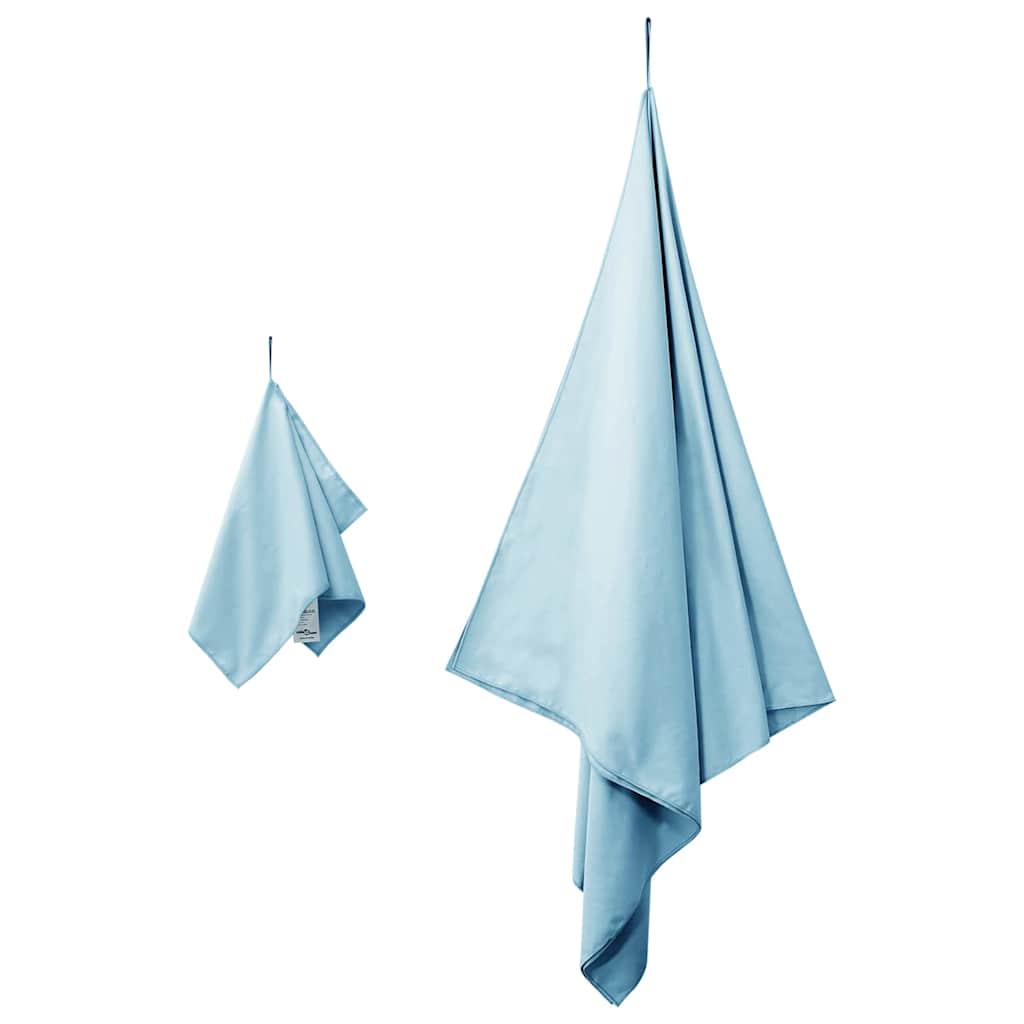 Set van Sporthanddoeken 2 pcs Blauw Stof is nu te koop bij PeponiXL, paradijselijk wonen!