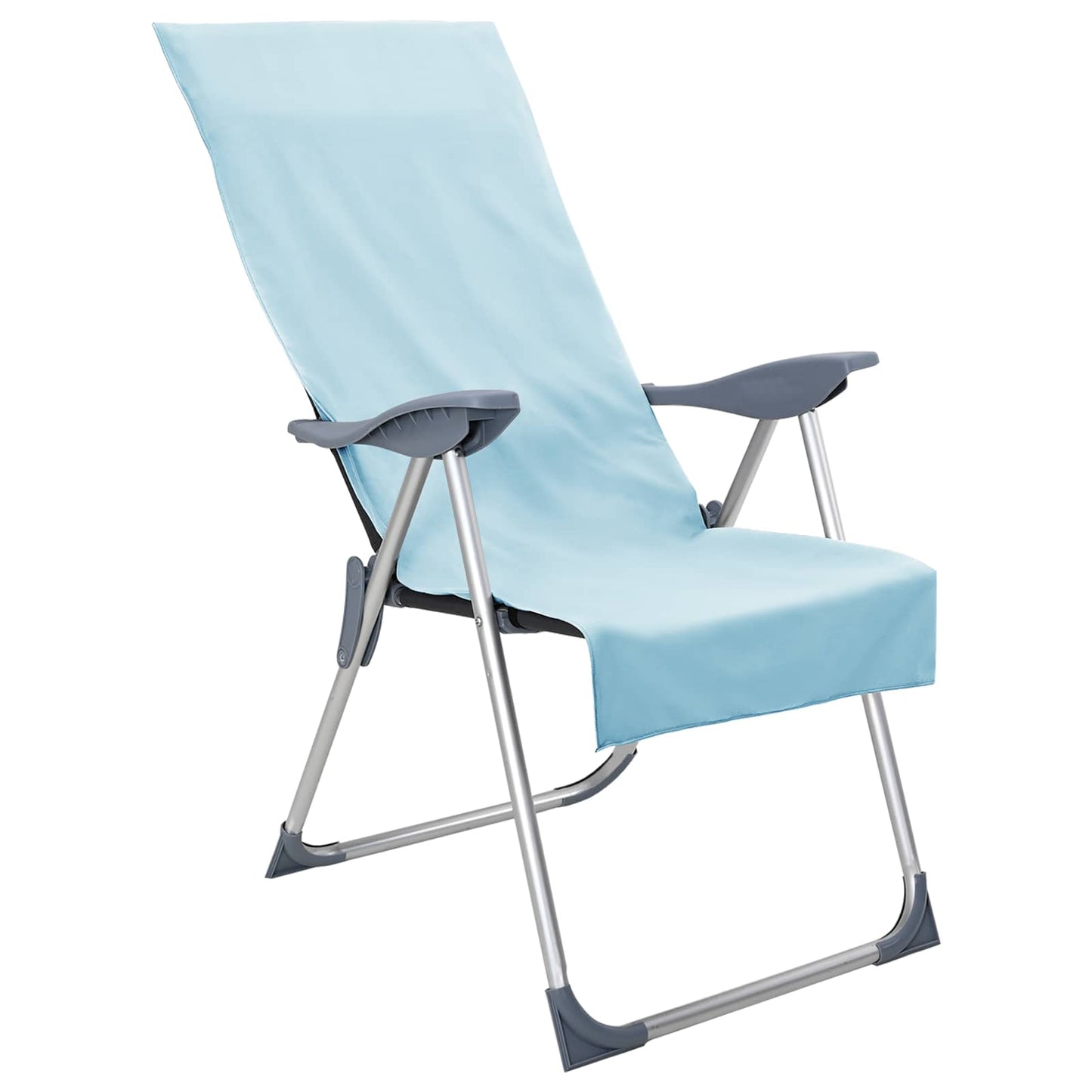Buiten Stoel Handdoeken 2 pcs Blauw 130 x 60 cm is nu te koop bij PeponiXL, paradijselijk wonen!