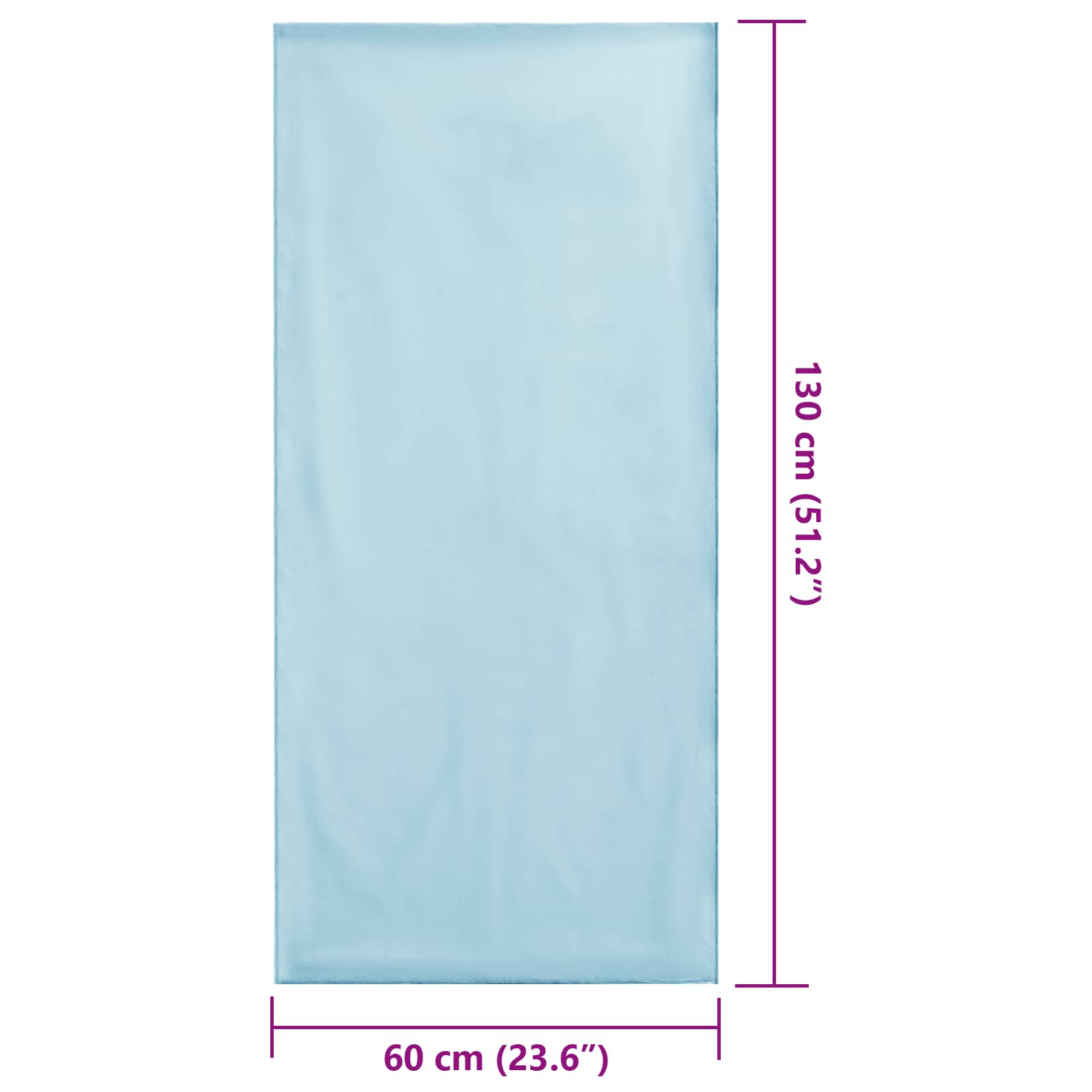 Buiten Stoel Handdoeken 2 pcs Blauw 130 x 60 cm is nu te koop bij PeponiXL, paradijselijk wonen!