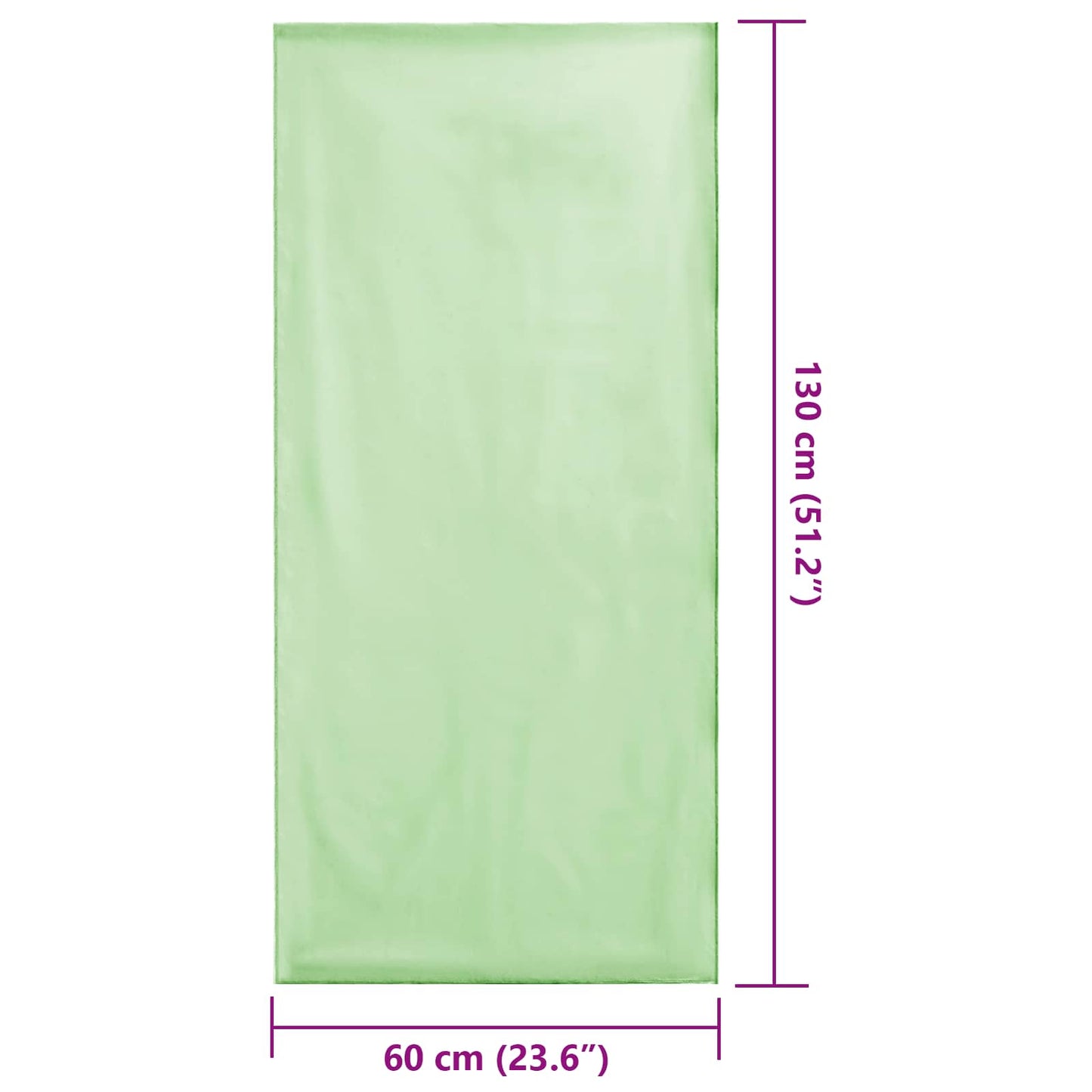 Buiten Stoel Handdoeken 2 pcs Groen 130 x 60 cm is nu te koop bij PeponiXL, paradijselijk wonen!