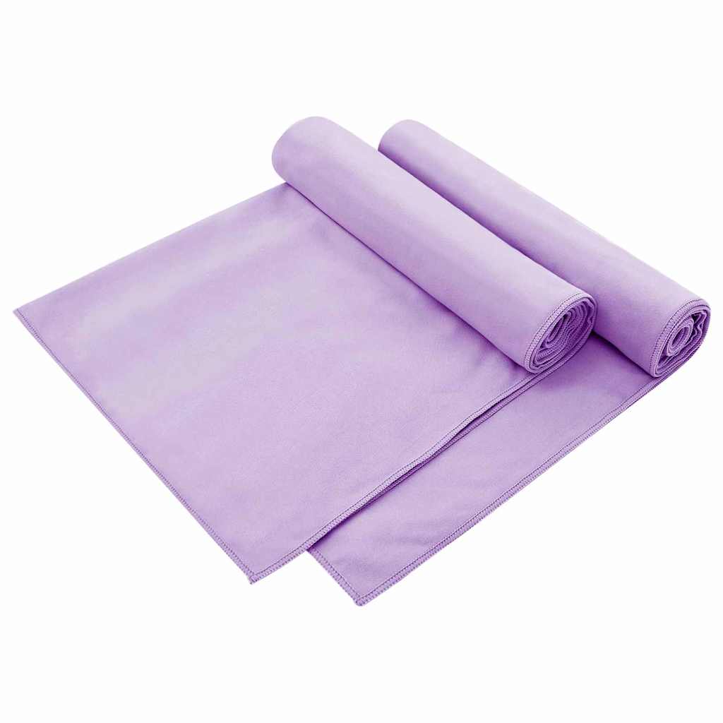 Buiten Stoel Handdoeken 2 pcs Paars 130 x 60 cm is nu te koop bij PeponiXL, paradijselijk wonen!