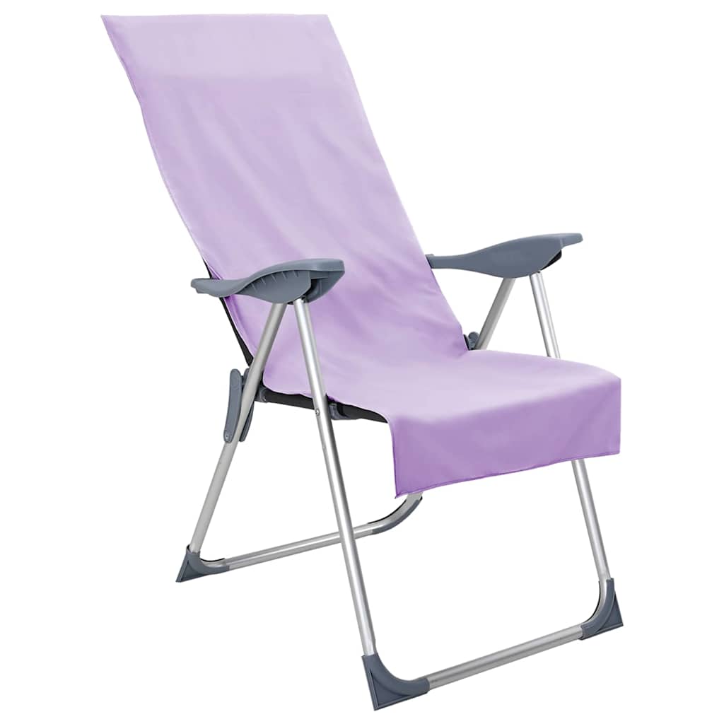Buiten Stoel Handdoeken 2 pcs Paars 130 x 60 cm is nu te koop bij PeponiXL, paradijselijk wonen!