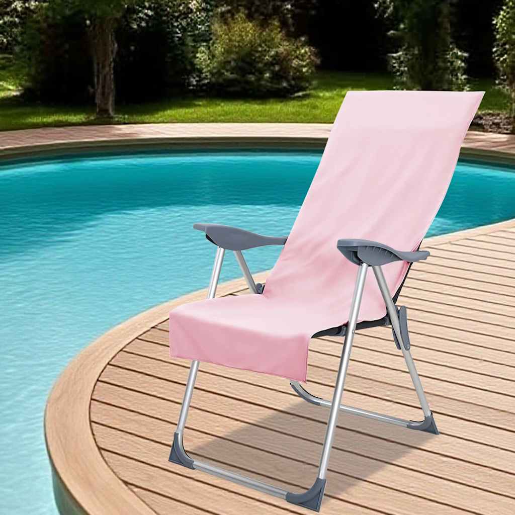 Buiten Stoel Handdoeken 2 pcs Roze 130 x 60 cm is nu te koop bij PeponiXL, paradijselijk wonen!