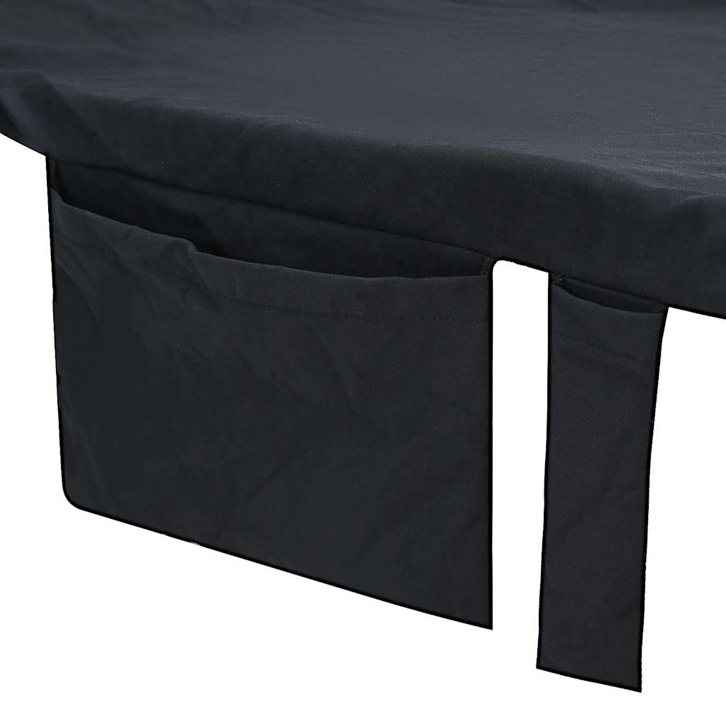 Ligbedhanddoeken 2 st Zwart 210 x 75 cm is nu te koop bij PeponiXL, paradijselijk wonen!