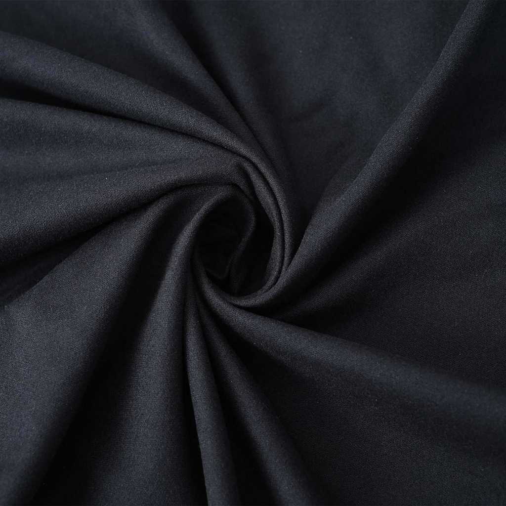 Ligbedhanddoeken 2 st Zwart 210 x 75 cm is nu te koop bij PeponiXL, paradijselijk wonen!