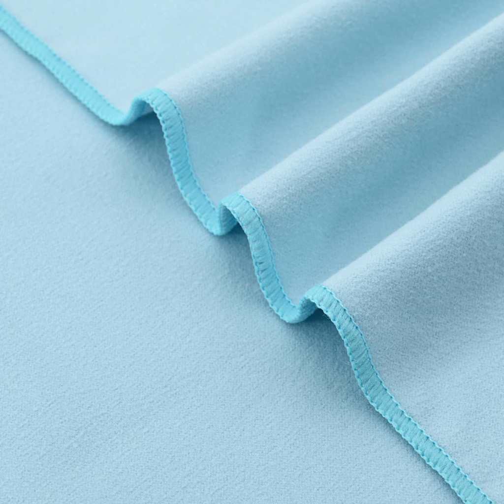 Ligbedhanddoeken 2 pcs Blauw 210 x 75 cm Polyester en Polyamide is nu te koop bij PeponiXL, paradijselijk wonen!