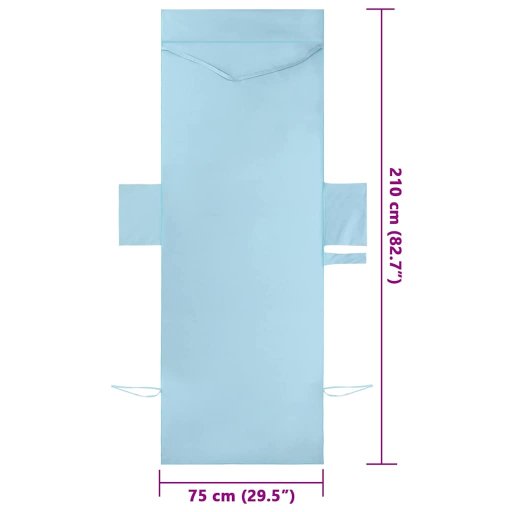 Ligbedhanddoeken 2 pcs Blauw 210 x 75 cm Polyester en Polyamide is nu te koop bij PeponiXL, paradijselijk wonen!