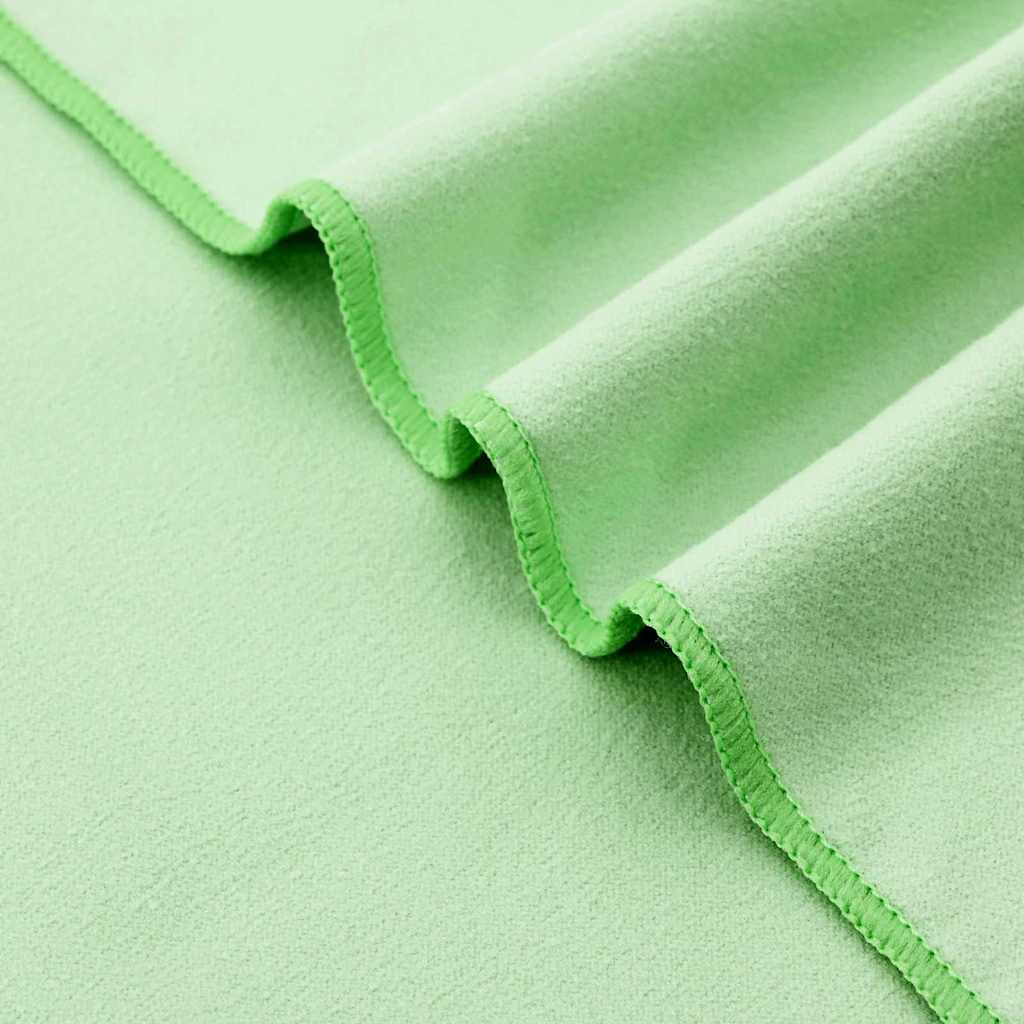 Ligbedhanddoeken 2 pcs Groen 210 x 75 cm Polyester en Polyamide is nu te koop bij PeponiXL, paradijselijk wonen!