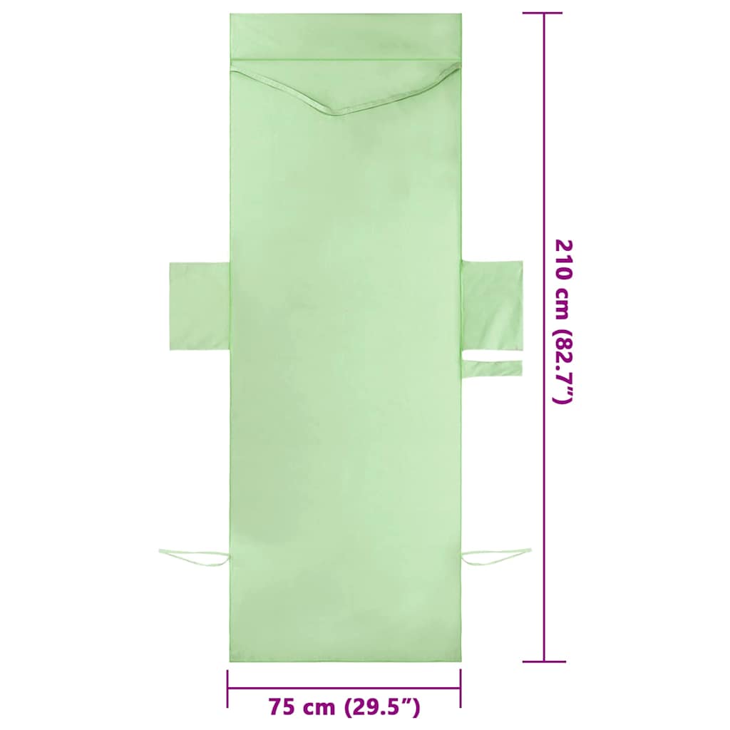 Ligbedhanddoeken 2 pcs Groen 210 x 75 cm Polyester en Polyamide is nu te koop bij PeponiXL, paradijselijk wonen!